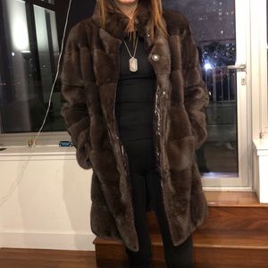 Adriano Baroni Custom Made Mink fur Coat